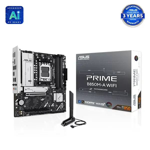 ASUS PRIME B850M-F WIFI-CSM AMD AM5 mATX Motherboard